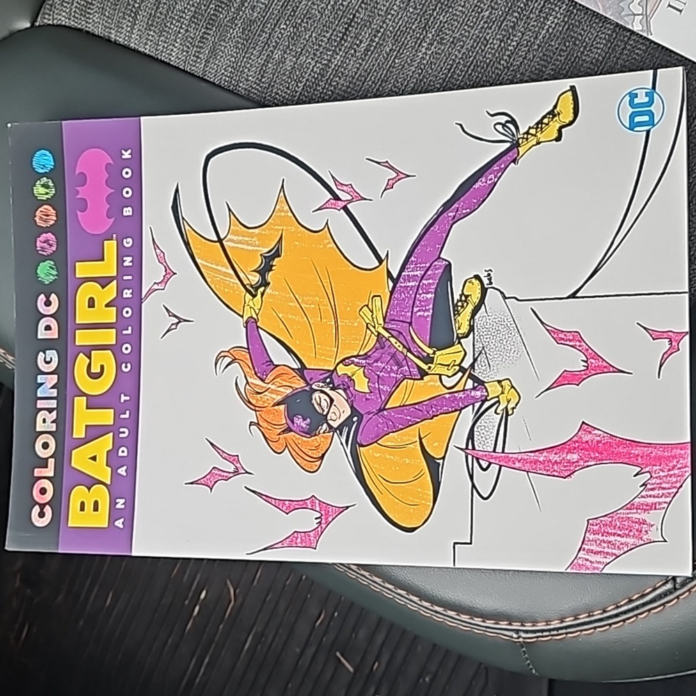 Coloring DC Batgirl Adult Coloring Book